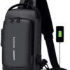 Mochila Cruzada Antirrobo Impermeable