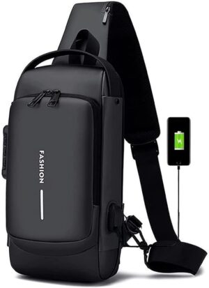 Mochila Cruzada Antirrobo Impermeable