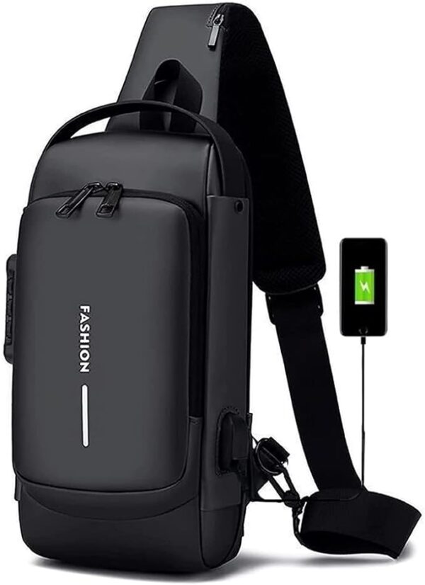 Mochila Cruzada Antirrobo Impermeable