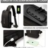 Mochila Cruzada Antirrobo Impermeable