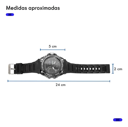 Reloj Táctico Militar (Correa Negra)