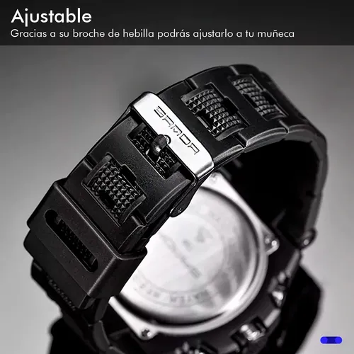 Reloj Táctico Militar (Correa Negra)