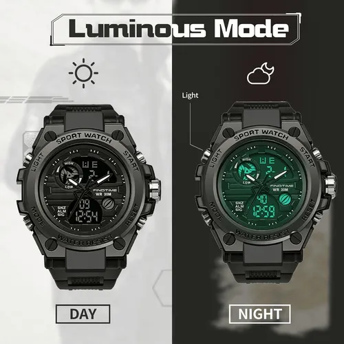 Reloj Táctico Militar (Correa Negra)