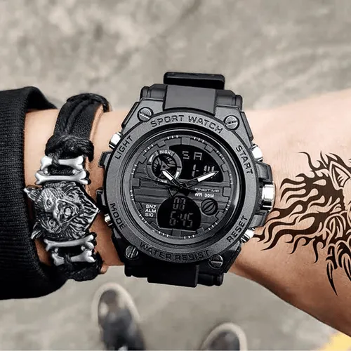 Reloj Táctico Militar (Correa Negra)